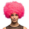 Ružová afro parochňa XL